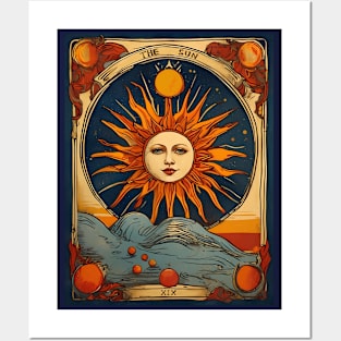 The Sun Tarot Card Major Arcana Posters and Art